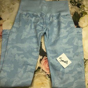 NVGTN Icy Blue Camo Seamless Leggings Women’s S